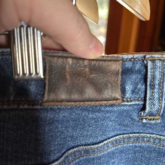 Lands' End Original Fit Modern Waist Boot Leg Blue Jeans Blue Cruiser Size 22W - Picture 7 of 9